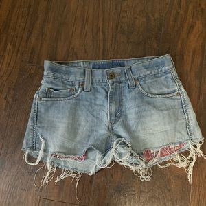 Levi's 511 Mid-Rise Denim Shorts